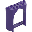 LEGO Dark Purple Panel 2 x 6 x 6.5 with Arch (35565)