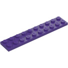 LEGO Dark Purple Plate 2 x 10 (3832)