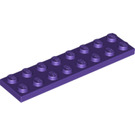 LEGO Dark Purple Plate 2 x 8 (3034)