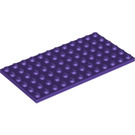 LEGO Dark Purple Plate 6 x 12 (3028)