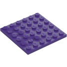 LEGO Dark Purple Plate 6 x 6 (3958)