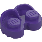 LEGO Tumma purppura Platform Shoe Soles (5107)