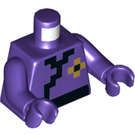 LEGO Dark Purple Rogue Minifig Torso (973 / 76382)