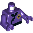 LEGO Violet foncé Rogue Minifig Torse (973 / 76382)