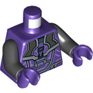 LEGO Dark Purple Sakaarian Guard Minifig Torso (973 / 76382)