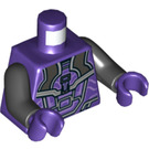 LEGO Dunkelviolett Sakaarian Wache Minifigur Torso (973 / 76382)