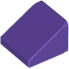 LEGO Violet foncé Pente 1 x 1 (31°) (50746 / 54200)