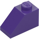 LEGO Dark Purple Slope 1 x 2 (45°) (3040 / 6270)