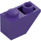 LEGO Tumma purppura Luiska 1 x 2 (45°) Käänteinen (3665)