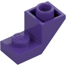 LEGO Dark Purple Slope 1 x 2 (45°) Inverted with Plate (2310)