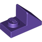 LEGO Dark Purple Slope 1 x 2 (45°) with Plate (15672)