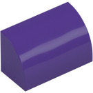 LEGO Dark Purple Slope 1 x 2 Curved (37352 / 98030)