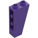 LEGO Tumma purppura Luiska 1 x 2 x 3 (75°) Käänteinen (2449)