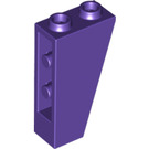 LEGO Dark Purple Slope 1 x 2 x 3 (75°) Inverted (2449)