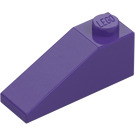 LEGO Morado oscuro Con pendiente 1 x 3 (25°) (4286)