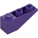 LEGO Morado oscuro Con pendiente 1 x 3 (25°) Invertido (4287)