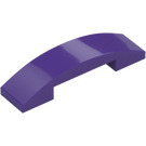 LEGO Dark Purple Slope 1 x 4 Curved Double (93273)