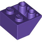 LEGO Dark Purple Slope 2 x 2 (45°) Inverted with Flat Spacer Underneath (3660)