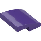 LEGO Dark Purple Slope 2 x 2 Curved (15068)