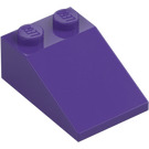 LEGO Tumma purppura Luiska 2 x 3 (25°) karkealla pinnalla (3298)