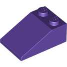 LEGO Dark Purple Slope 2 x 3 (25°) with Rough Surface (3298)