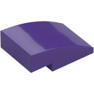 LEGO Dark Purple Slope 2 x 3 Curved (24309)