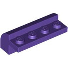 LEGO Violet foncé Pente 2 x 4 x 1.3 Incurvé (6081)