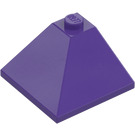 LEGO Viola scuro Pendenza 3 x 3 (25°) Angolo (3675)