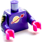 LEGO Dark Purple Space Creature Torso (973)