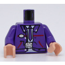 LEGO Violet Foncé Stan Shunpike - Chevalier Bus Conductor Torse (973 / 73403)