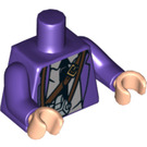 LEGO Dark Purple Stan Shunpike (Knight Bus Driver) Torso (973 / 76382)