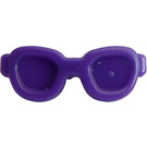 LEGO Dunkles Violett Sonnenbrille - Oval (93080)