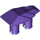 LEGO Morado oscuro Technic Conector 1 x 2 con Dos Pins y Stepped Cuña (47501)