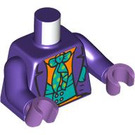 LEGO Dunkelviolett The Joker - Minifig Torso (973 / 76382)