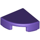 LEGO Violet foncé Tuile 1 x 1 Trimestre Cercle (25269 / 84411)