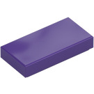 LEGO Dark Purple Tile 1 x 2 with Groove (3069 / 30070)