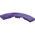 LEGO Dark Purple Tile 4 x 4 Curved Corner with Cutouts (3477 / 27507)