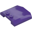 LEGO Dark Purple Wedge 4 x 4 Curved (45677)