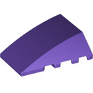 LEGO Dark Purple Wedge 4 x 4 Triple Curved without Studs (47753)