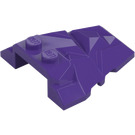 LEGO Dark Purple Wedge 4 x 4 with Jagged Angles (28625 / 64867)