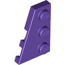 LEGO Dark Purple Wedge Plate 2 x 3 Wing Left (43723)