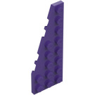 LEGO Dark Purple Wedge Plate 3 x 8 Wing Left (50305)