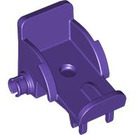 LEGO Violet foncé Wheelchair - Longue avec Épingle Axles (2135)