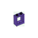 LEGO Violet foncé Fenêtre Cadre 1 x 2 x 2 (60592 / 79128)