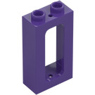 LEGO Dark Purple Window Frame 1 x 2 x 3 (3233 / 4035)