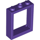 LEGO Dark Purple Window Frame 1 x 3 x 3 (51239)