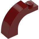 LEGO Rosso scuro Arco 1 x 3 x 2 con Parte superiore curva (6005 / 92903)