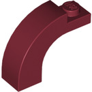 LEGO Dark Red Arch 1 x 3 x 2 with Curved Top (6005 / 92903)
