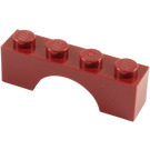 LEGO Donkerrood Boog 1 x 4 (3659)