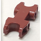 LEGO Dark Red Axle and Pin Connector with Ball Sockets and Smooth Sides (61053)